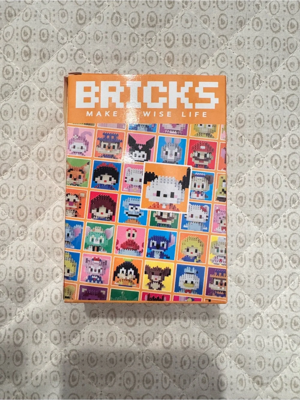 Pochacco Sanrio bricks Building blocks 128 pieces - Orange